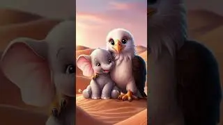Adorable Animal Hybrid Hopping in a Meadow 🌸🐾 | Cute and Unique Creature Animation