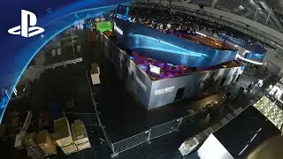 gamescom 2016 - Sony PlayStation-Standaufbau im Zeitraffer