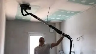 Шлифовка потолков — это просто! Шлифовальный жираф Festool Planex www.wandprofi.com