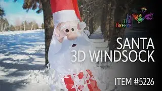 Santa 3D Windsock | Wholesale Garden D&eacute;cor | In the Breeze