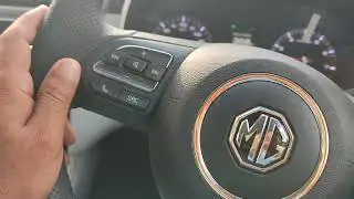 MG Astor Style SuV on Rough Road.
