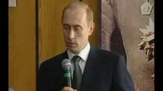 В.Путин.Встрече с космонавтами. 12.04.01