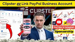 Clipster GG Payment Bank Transfer 2025 | PayPal Business Account Kaise Banaye & Setup Guide ✅