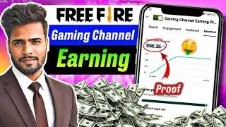 🎮 Gaming Channel Earning Proof | Free Fire Income Revealed Now 🤑