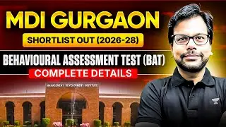 MDI Behavioral Assessment Test (BAT): What, Why & How + Sample Questions | Amiya Sir