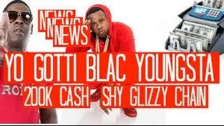 Yo Gotti & Blac Youngsta 200k on Breakfast Club. Shy Glizzy did not tell him to BUY CHAIN BACK!