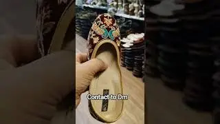 💃 Royal Look Wali Embroidered Jutti 😍 | Must Have Ethnic Footwear 👑#shorts
