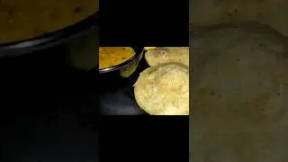 kochuri r cholar dal 😍 #food #streetfood #breakfast #bengali