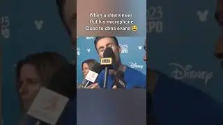 Chris Evans Loves microphone 😂💀 just Captain America things 😂