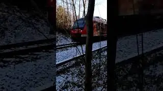 🚆 Triebwagen Lint DB 648 459-5 f&auml;hrt durch Kronshagen als RB 73 in Richtung Flensburg