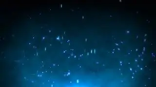Glowing Blue Fire Embers | Free Animation Loop Background