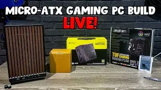 🔴 Building my Minecraft Micro-ATX Gaming PC! (LIVE) 🔴