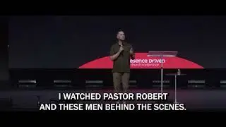 Landon Schott of Mercy Culture Church honoring Pastor Robert Morris