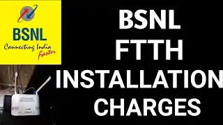 How to Get Bsnl Ftth Connection in 2020 | Bsnl Ftth Installation Charge|BHARAT FIBRE SERVICES|