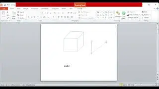 MS PowerPoint usage-how to draw cube and cuboid in a ppt file?