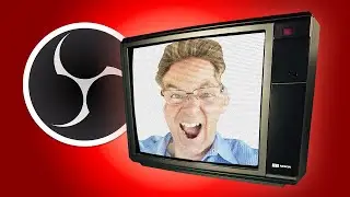 TV Effect Overlay - Photomosh & OBS Studio is INCREDIBLE