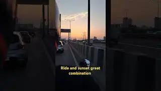 Ride and sunset great combination ||shorts ||quotes #motivation #quotes #shorts #viralvideos