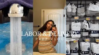 LABOR & DELIVERY PREP VLOG| 38 week appointment + mommy maintenance + packing my hospital bag & more