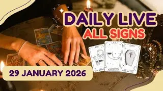 All signs (Aries-Pisces) energy check-ins | Daily live| 29 January 2026 💫