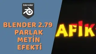 Blender - Parlak Metin Efekti