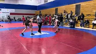 Semifinal - Noah Daniels (Sheldon) 4-0 won by fall over Jamison French (Del Oro) 4-1 (Fall 0:00)