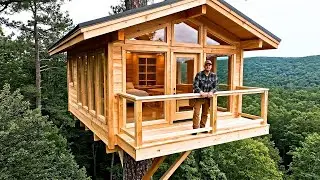 Alone in the Forest: Building a Luxury Tree House Step by Step