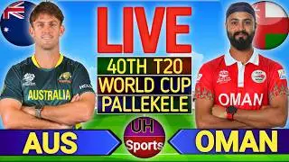🔴 AUS vs Oman, Cricket Live Match Score & Updates, World Cup 2026 | T20 Live Cricket Match Today