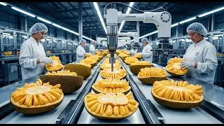 Inside A Modern Jackfruit Factory: From Farm to Global Export (Full Process)