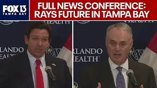 Rays stadium: Ron DeSantis, MLB commissioner on team&rsquo;s future