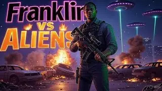 😮&zwj;💨 Franklin vs Aliens 😱🔥 | GTA 5 Alien Attack Challenge 🚀👽