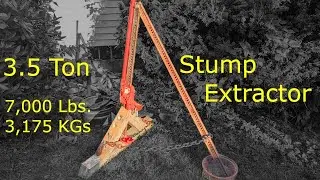Pulling a Stump with a Modified Farm Jack