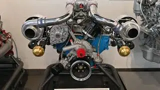 Banks 3.8 litre Buick V6 with twin turbos made in 1981.