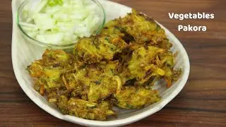 শীতের সবজি পাকোড়া। Winter Vegetables Pakora Recipe। Healthy Vegetables Snacks Recipe