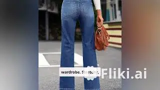 GRAPENT Women's Flare Jeans - High Waisted Wide Leg Baggy Stretch Denim | Must-Have Fashion!