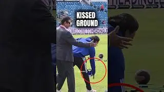 KL Rahul opened his cap and kissed the ground before going to the ground #shorts