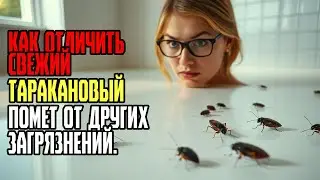 КАК ОТЛИЧИТЬ СВЕЖИЙ ТАРАКАНОВЫЙ ПОМЕТ ОТ ДРУГИХ ЗАГРЯЗНЕНИЙ