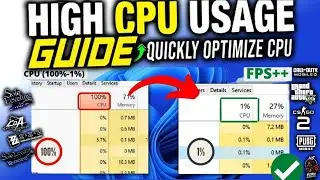 🔧 How to Fix 100% CPU Usage While Gaming (2026) | Boost FPS & Reduce Lag 🚀