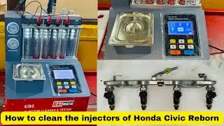 How to clean the injectors of Honda Civic Reborn 2010 to improve the fuel efficiency.