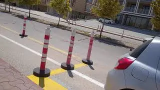 Selçuklu güzergahında sıfir aday ilk parkını yapiyor paralel park