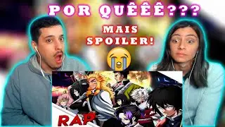 REACT EM CASAL | Rap dos Hashiras (Demon Slayer: Kimetsu no Yaiba) | Sting
