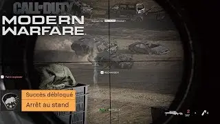 CALL OF DUTY MODERN WARFARE: ARR&Ecirc;T AU STAND TROPH&Eacute;E / SUCC&Egrave;S