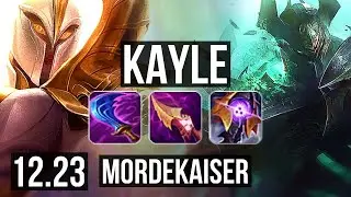 KAYLE vs MORDE (TOP) | 7 solo kills, Rank 8 Kayle | TR Master | 12.23