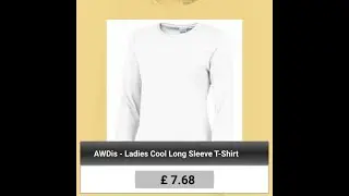 AWDis - Ladies Cool Long Sleeve T-Shirt