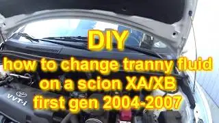 Scion XA XB hard shifting transmission fix, by doing an oil change