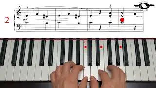 At the Skating Rink, Slow version, John Thompson`s easiest piano course, Part 4
