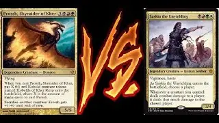 EDH Commander Challenge #5! Prossh, Skyraider of Kher Vs Saskia The Unyielding