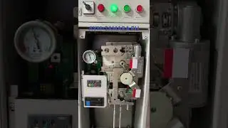 Работа электропривода вакуумного выключателя 10кВ. ABM 10
