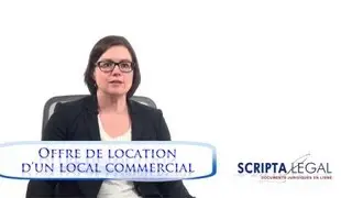 Offre de location d'un local commercial