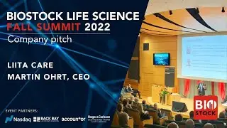 BioStock Life Science Fall Summit 2022   Pitch  Liita Care