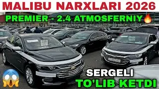 BOZOR TO'LDI😱 MALIBU NARXLARI SERGELI MOSHINA BOZORI 2026 Малибу нархлари 2026